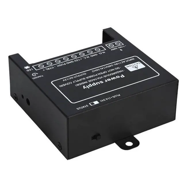 Alt view image 3 of 6 - Power Supply Controller for Door Access System Electric Lock Intercom Camera Input 110V-240V AC to Output 12V DC 4A