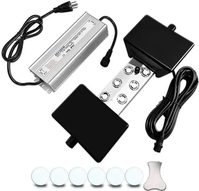 Main image of Mezurun Ultrasonic Fogger 6 Head Ultrasonic Mist Maker,5000ml/H 200W Mist Maker Fogger,6 Head Ultrasonic Fogger Mist Maker,6 Head Ultrasonic Mist Maker fogger Ultrasonic Mister Fogger 6 Head Fogger