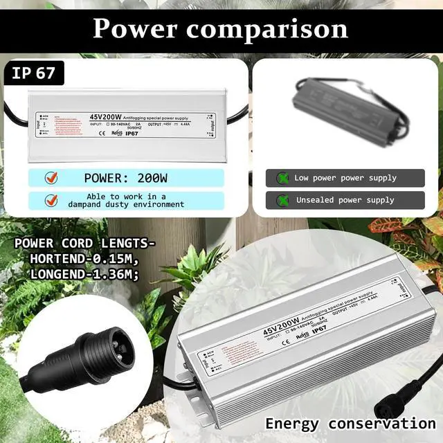 Alt view image 5 of 7 - Mezurun Ultrasonic Fogger 6 Head Ultrasonic Mist Maker,5000ml/H 200W Mist Maker Fogger,6 Head Ultrasonic Fogger Mist Maker,6 Head Ultrasonic Mist Maker fogger Ultrasonic Mister Fogger 6 Head Fogger