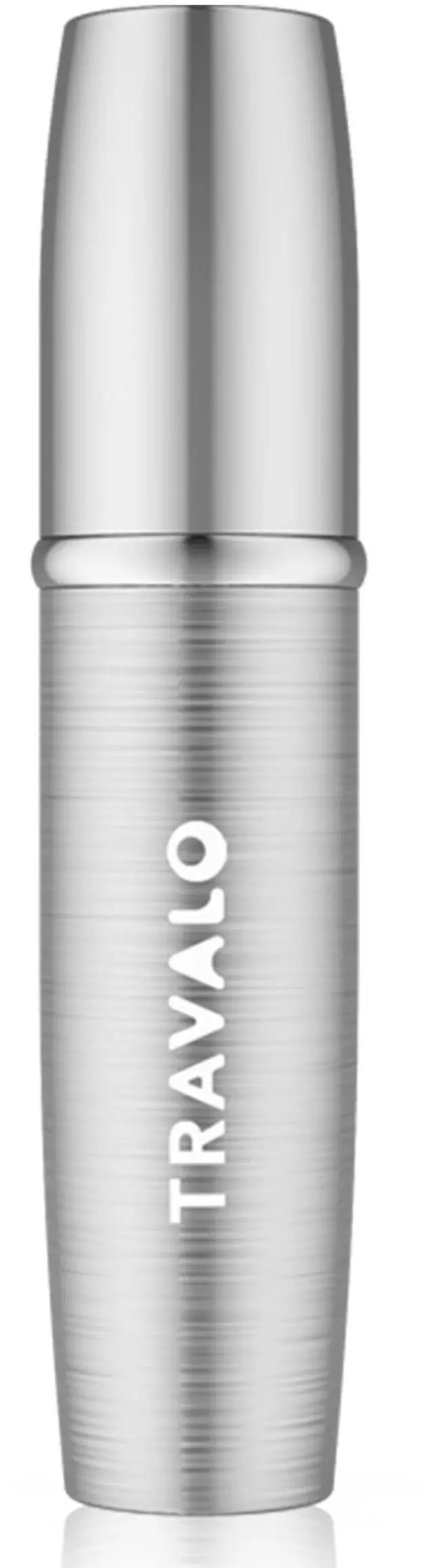 Main image of Travalo LUX Perfume Atomizer - Leak-Proof and TSA Approved for Air Travel - Reusable Airtight Easy Fill Mini Pump Sprayer - Lightweight Portable - Brushed Polished Metal Alloy Outer Shell - Silver