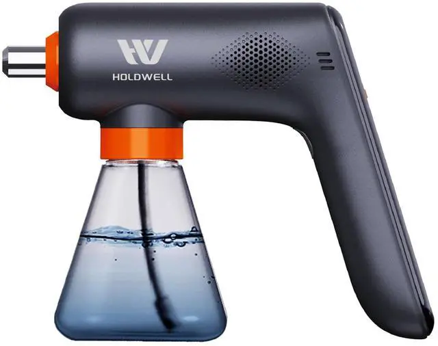 Main image of Cordless Electric Disinfection Fogger, Detachable Stainless Steel Nozzle, 3-Gear Adj 14.2oz Sanitizer Atomizer, Blue Light Nano Spray Gun for Place Cleaning/High-Touch Item Contactless Sanitization