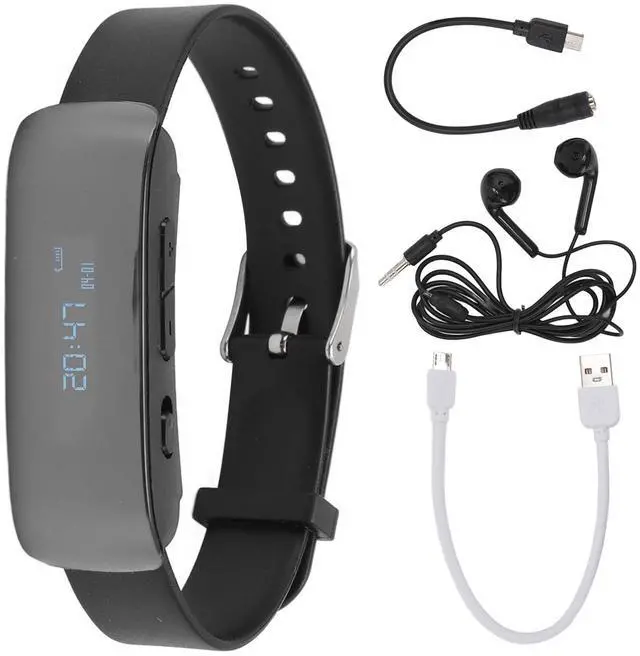 Alt view image 6 of 7 - Digital Voice Recorder Watch, Bracelet Recording Device with 90mAh Battery, Wristband, MP3 Recorder with Timing Recording Audio Device, Watch Voice Activated Recorder (4G)