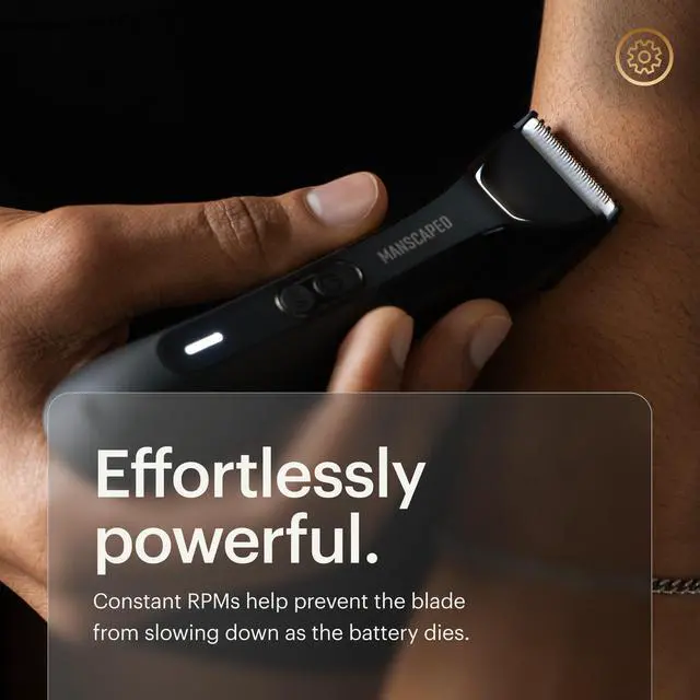 Alt view image 6 of 7 - The Lawn Mower® 4.0 PRO - Groin & Body Hair Trimmer, Updated SkinSafe® Trimmer Blade, Waterproof Wet/Dry Groomer, USB-C & Wireless Charging Compatible, Mens Ball Shaver with Travel Lock