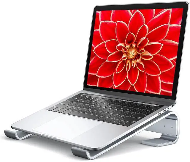 Main image of Laptop Stand for Desk,Aluminum Computer Stand for Cooling,Sturdy Stable Ergonomic Laptop Riser Compatible with MacBook Pro Stand Air/Dell/HP/Lenovo 10-16.2inch Notebook,Work Home Office
