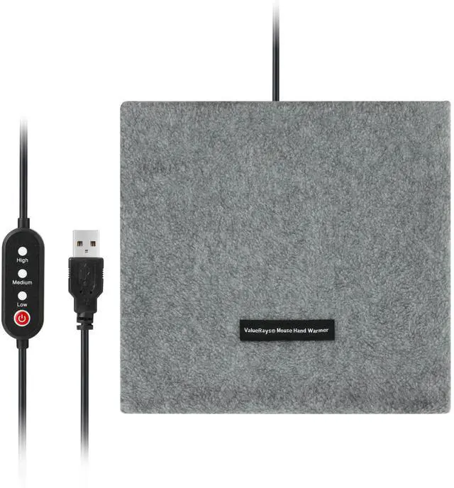 Main image of ValueRays USB Heated Mouse Pad Hand Warmer (with Heat Control Switch)