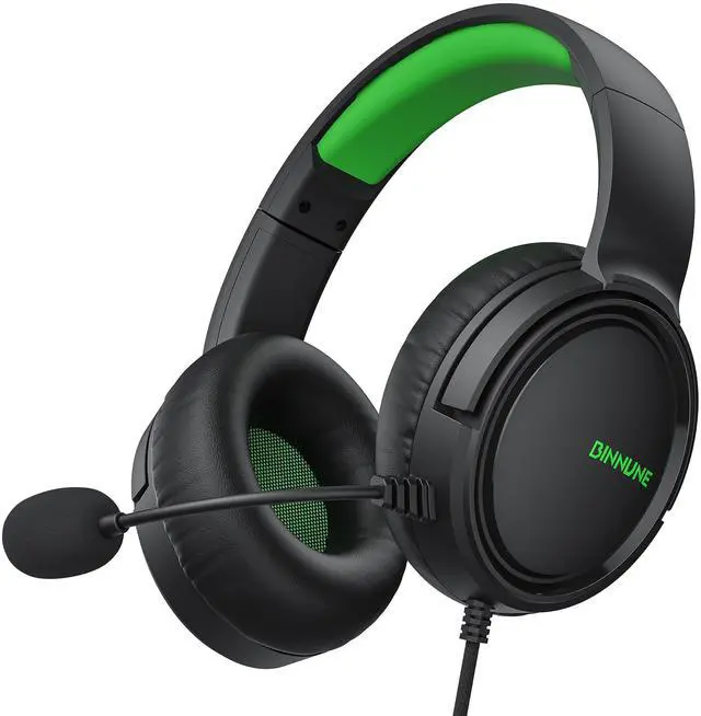 Main image of BINNUNE Gaming Headset with Mic for PS4 PS5 Xbox Series X|S Xbox 1 PC NS, Wired Gaming Headphones with Microphone for PS 4|5 Xbox1