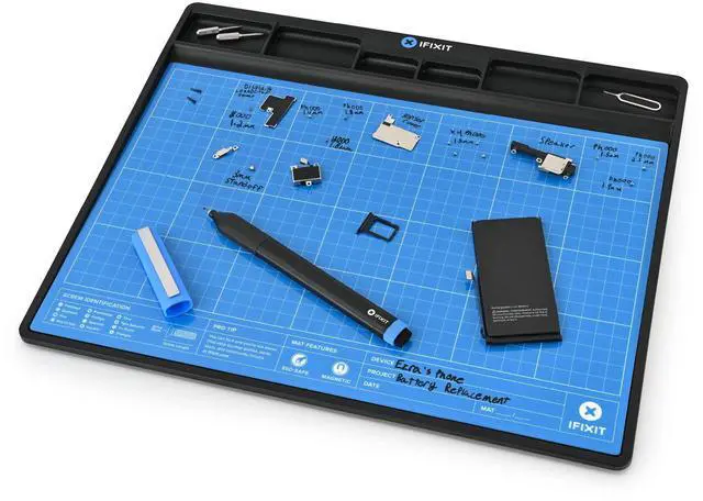 Alt view image 2 of 6 - iFixit FixMat - Magnetic Electronic Repair Screws and Parts Organizer