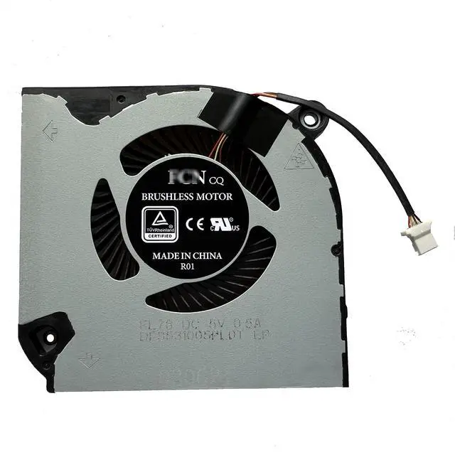 Alt view image 2 of 6 - HK-Part Fan for Acer Nitro 5 AN515-43 AN515-54 AN517-51 Nitro 7 AN715-51 CPU Cooling Fan Set