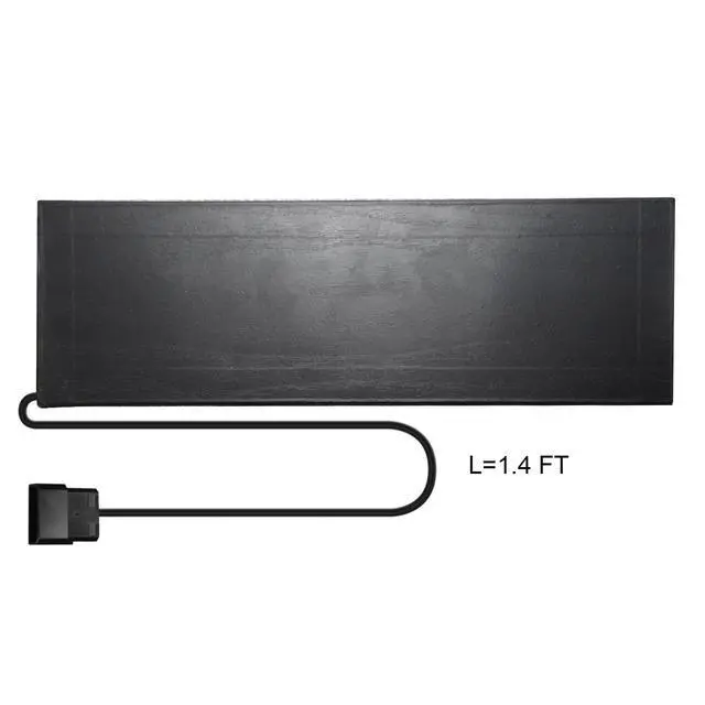 Alt view image 5 of 7 - Vetroo Display Board w/LED Lights for Computer PC Case Decor Full HD 2K Multi-Mode Function 9.8" x 3.1" (Vertical, A6)