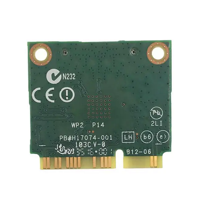 Alt view image 3 of 6 - HighZer0 Electronics Wireless-AC 7260 Half Mini PCIe Network Card | 867 Mbps with Bluetooth 4.0 Support | HMC WLAN Replacement Part 7260.HMWG Wi-Fi Card 7260HMW