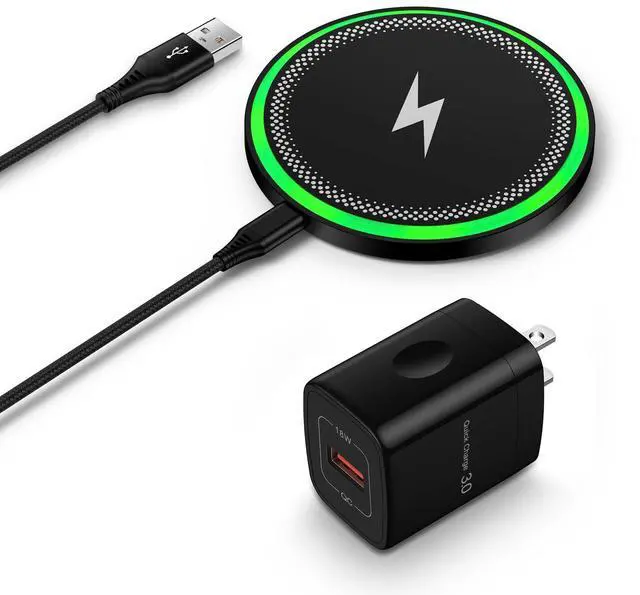 Main image of For Samsung Wireless Charger Fast Charging Pad for Galaxy S26 S25 Ultra/S24 Plus/S24 FE/S24Ultra/S23+/S22/S21,15W Wireless Phone Charger Android Charging Station Mat for Google Pixel 9 8A with Adapter