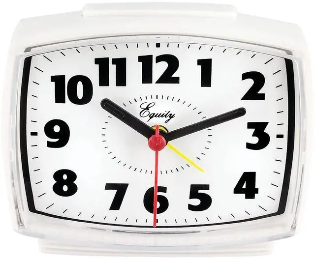 Main image of 33100 Electric Silent Analog Alarm Clock with Lighted Dial