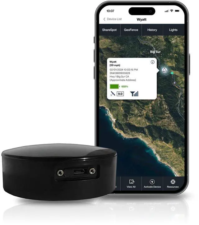 Main image of Overdrive GPS Tracker Extended Life Battery, Magnetic, and Waterproof. Commercial GPS Tracker for Vehicles, Trailers, Equipment, and Assets. Real-Time Global Tracking.