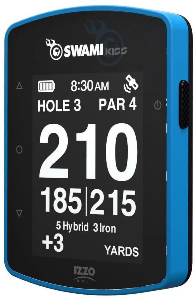 Main image of Swami KISS 2.0 Handheld Golf GPS Ragnefinder with Integrated Magnets - Blue