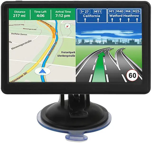 Main image of GPS Navigator for Car Truck RV, Latest 2026 Map(Free Lifetime Updates) 7 inch Touch Screen Car GPS Navigation,Support Voice Turn Direction Guidance/Speed and Red Light Warning/Custom Truck Routing