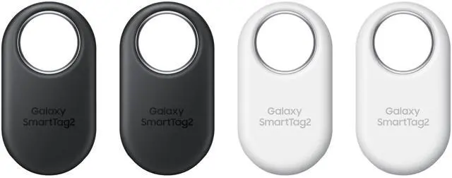 Main image of SmartTag2 (2023) Bluetooth + UWB, IP67 Water and Dust Resistant, Findable via App, 1.5 Year Battery Life (4-Pack) - Black/White (Global Edition, No US Warranty)