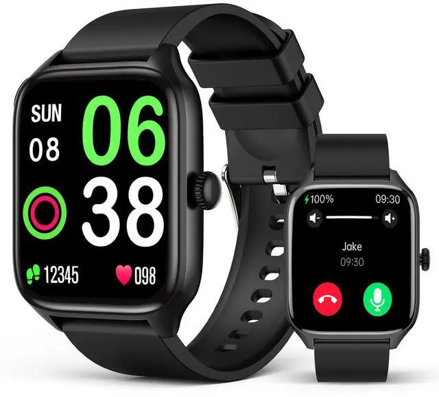 Main image of Smart Watch for Men Women, 1.96" GPS Watcher with 120+ Sports Modes, Blood Pressure/Heart Rate/Blood Oxygen/Sleep Monitor, IP67 Waterproof Smartwatch for Android iOS