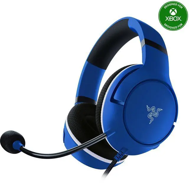 Main image of Kaira X Wired Headset for Xbox Series X|S, Xbox One, PC, Mac & Mobile Devices: Triforce 50mm Drivers - HyperClear Cardioid Mic - Memory Foam Ear Cushions - On-Headset Controls - Shock Blue