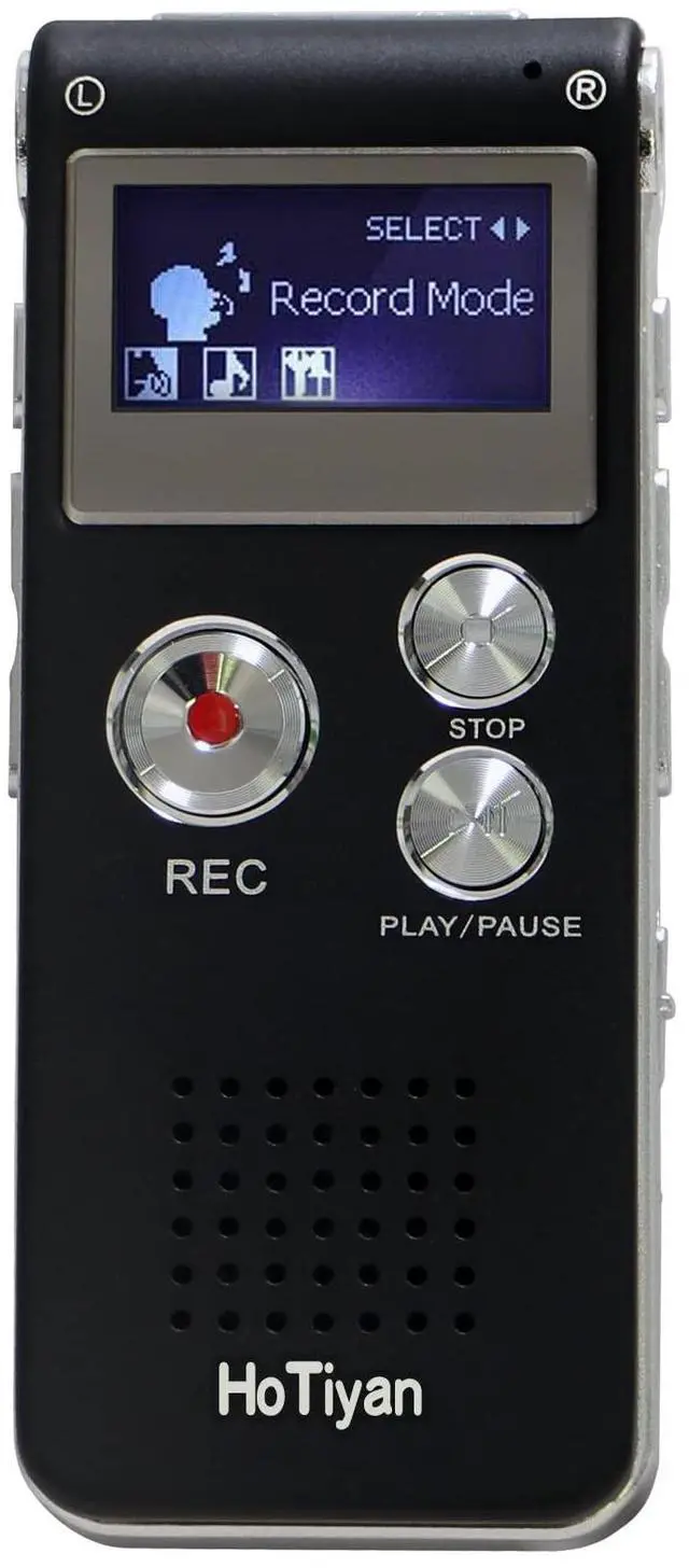 Main image of Voice Recorder 16GB Capacity Voice Activated Recording Device Digital Voice Recorder for Lectures, Meetings, Interviews Audio Recorder with USB Rechargeable WAV/MP3 Tape Recorder (16GB)