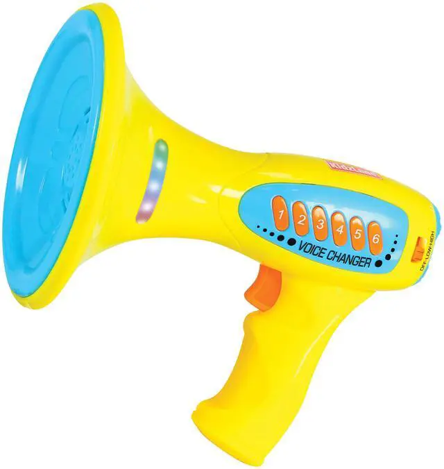 Main image of Voice Changer for Kids - Kids Microphone Toy with LED Lights and 5 Different Sound Effects - Voice Changer for Girls, Boys, Teens Age 5 Years and Up - Blue