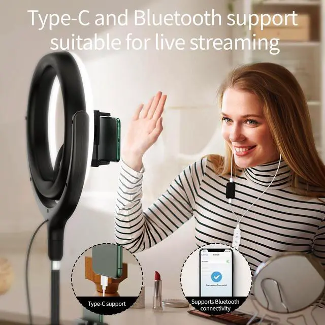 Alt view image 2 of 7 - Sound Card Karaoke Headset with in-Ear Monitoring, Voice Changer, Reverberation, Built-in Sound Card, Karaoke Microphone, Portable Karaoke Headphones, Type C HiFi Wired Earbuds for Musician