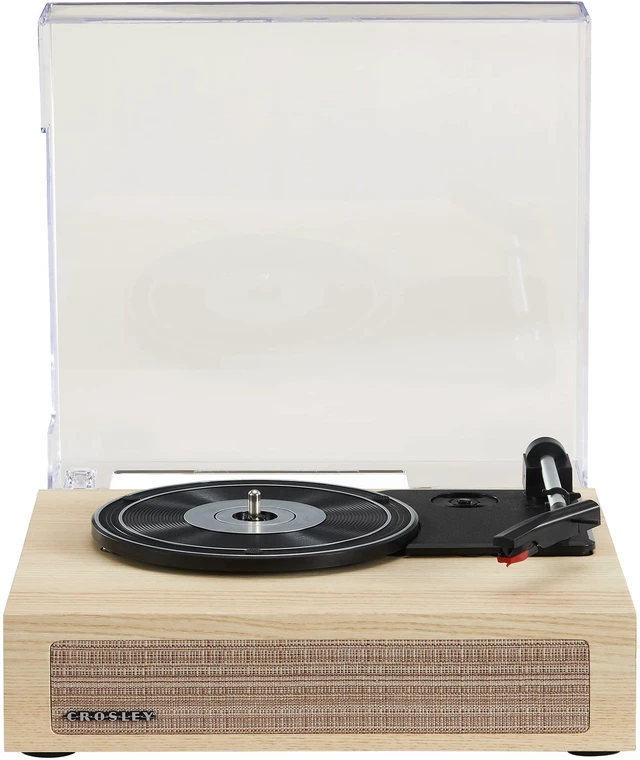 Main image of CR6042A-NA Scout Record Player, Natural 3-Speed Turntable, Stream Digital Music With Bluetooth In, Built-in Full-Range Stereo Speakers, Aux Input, RCA Output