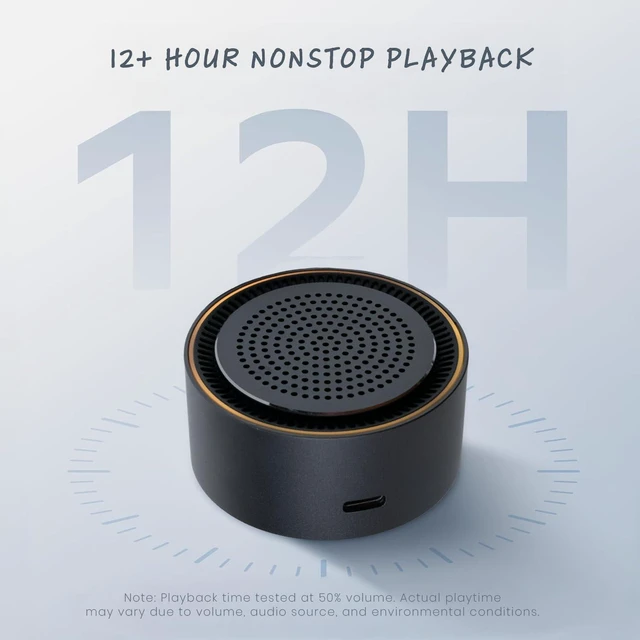 Alt view image 3 of 7 - Bluetooth Speaker with Magnetic Wireless Charger (Graphite), Portable Stereo Sync TWS, Booming Bass, up to 10H, IPX7 Waterproof, Aluminum Unibody Design for Home/Outdoor/Beach, Gift for Men
