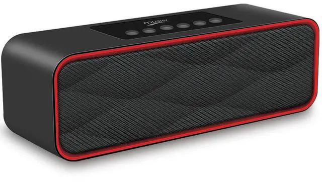 Main image of Portable Bluetooth Stereo Speaker, with 10W Acoustic Drivers,FM Radio & Handsfree Speakerphone, Slots for Micro SD Card & USB & AUX, for Smart Phone, MP3, iPad, Tablet & More