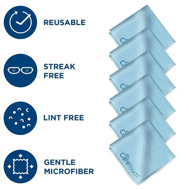 Alt view image 5 of 6 - Lens Cleaning Wipes with Microfiber Cloths - 200 Lens Wipes for Eyeglasses & 6 Microfiber Cloths - Glasses, Camera Lenses, Screens, Eye Glasses Cleaner for Cleaning Eyeglasses