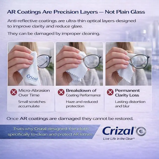 Alt view image 6 of 6 - Eyeglass Cleaning Cloths 6 Pack Premium Microfiber Designed & Tested for AR-Coated Lenses Trusted by Optical Professionals