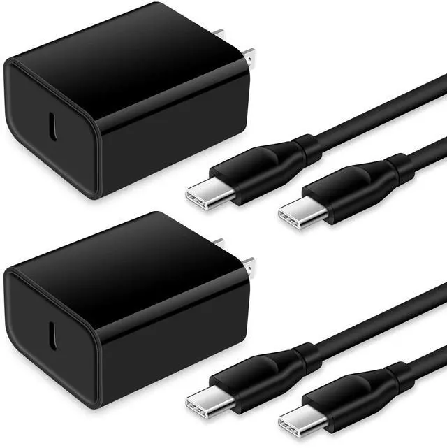 Main image of Type C Charger Fast Charging, 2Pack 20W Android Phone Super Fast Charger Block with 6FT USB C to C Cable for Samsung Galaxy S26 Ultra S25 S24 FE A16 5G A15 A14 A56 A36 S23, Pixel 10a 9 Pro XL 8a 7 Pro