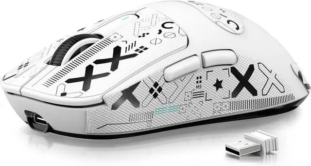 Main image of ATTACK SHARK X3 Lightweight Wireless Gaming Mouse, 49g Tri-Mode Bluetooth/2.4G/USB-C Wired Mouse, PAW3395 26K DPI Sensor, 200h Battery Life, Programmable Buttons, Griptape for PC/Laptop/Mac