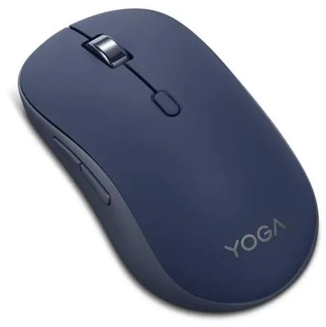 Main image of Yoga Bluetooth Silent Mouse, 3 Level DPI Adjustment, 36 Month Battery Life, Bluetooth 5.3, 3 Device Paring, Whisper Quiet, Programmable Buttons, Smooth Finish, Cosmic Blue