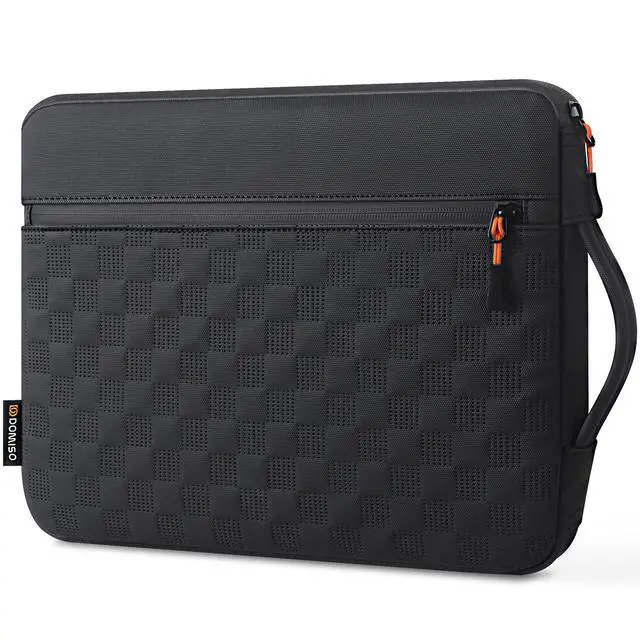 Alt view image 3 of 6 - 14 Inch Laptop Sleeve, Waterproof Shockproof Protective Case with Handle, Fits MacBook Pro/Dell XPS/HP 14" Laptops, Black