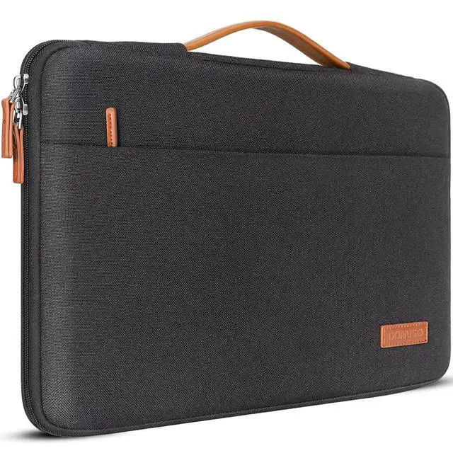 Main image of 14 inch Laptop Case Sleeve Protective Cover Compatible with 15 inch MacBook Air M4 M3 M2,MacBook Pro,14-15 inch HP Dell ASUS Lenovo Chromebook,Waterproof Computer Cases Bag with Handle,Black