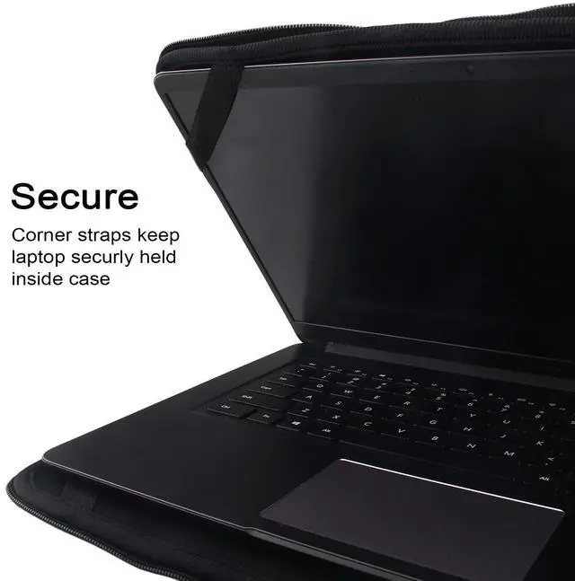 Alt view image 3 of 7 - 15.6 Inch Laptop Case Sleeve Protector Notebook Pouch Cover with 4 Elastic Bands for 15" 15.6" Compatible with Samsung Sony ASUS Acer Dell HP Toshiba Chromebook Computers (15-15.6 inch)