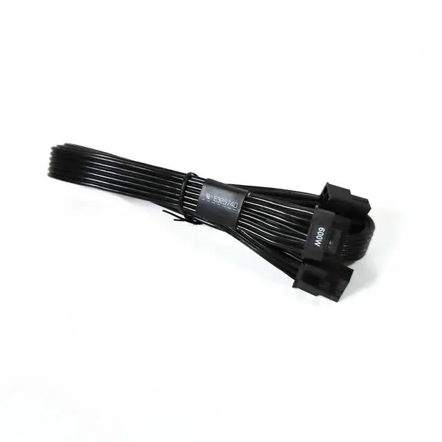 Alt view image 4 of 5 - Original OEM ATX 3.0 PCIe 5.0 Cable (8+8 PIN to 12VHPWR 16 PIN) Power Cable for RTX 4090/4080/4070/4060/3090ti Compatible with SuperFlower/EVGA Models