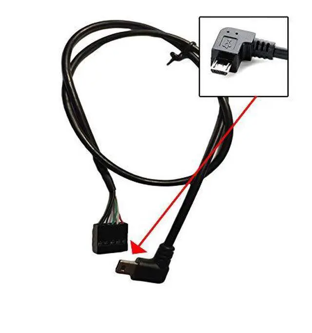 Alt view image 2 of 2 - Micro USB Cable for Connector CPU Cooler Fan Corsair h150i Pro /h100i Pro /h115i Pro /h60(2018)/ h100i RGB Platinum / h115i RGB Platinum / h100X RGB Platinum