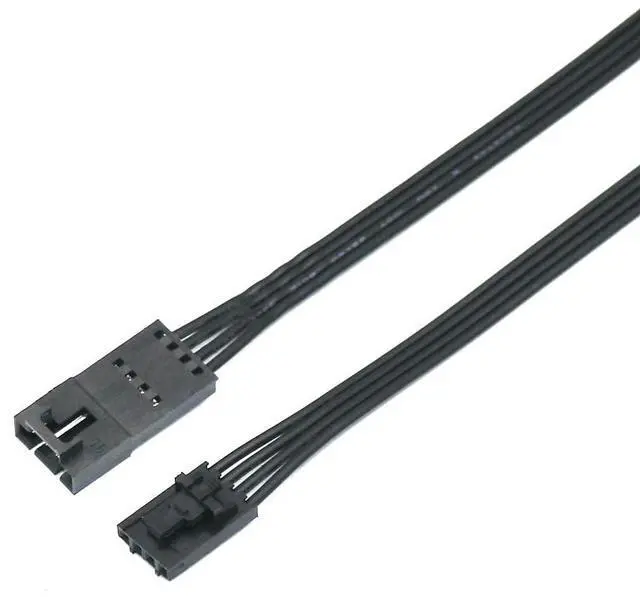 Main image of 50cm for Corsair RGB Fan Hub Lighting Node Commander Extension Cable HD LL120 140 QL 3Pin to 4Pin Converter Adapter Cables (4P Extension)