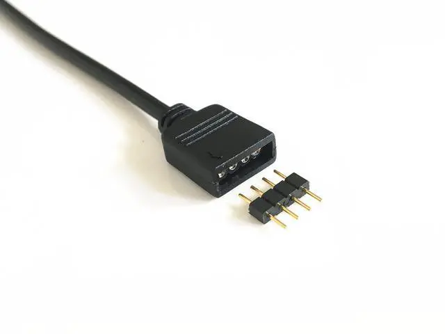 Alt view image 5 of 5 - 10pcs Black 0.3M 0.98ft 4 Color RGB Extension Cable LED Strip Connector Extension Cable Cord Wire 4 Pin LED Connector for SMD 5050 3528 2835 RGB LED Light Strip (10 PCS)