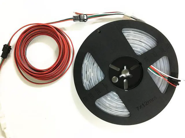 Alt view image 4 of 5 - 4 pcs/Pack 2M 6.56ft 3 Pin JST SM Male Female Plug LED Connector Cable for WS2812B WS2811 SK6812 Symphony LED Lights with connectorsSM3P Buckle Free Welding Plug Light Controller Wire