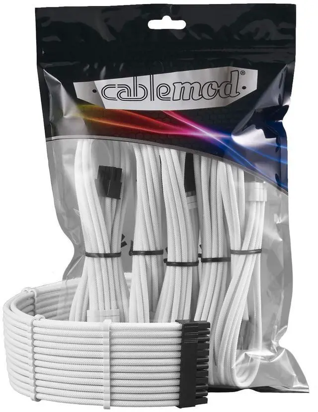 Main image of Pro ModMesh Sleeved Cable Extension Kit (White)