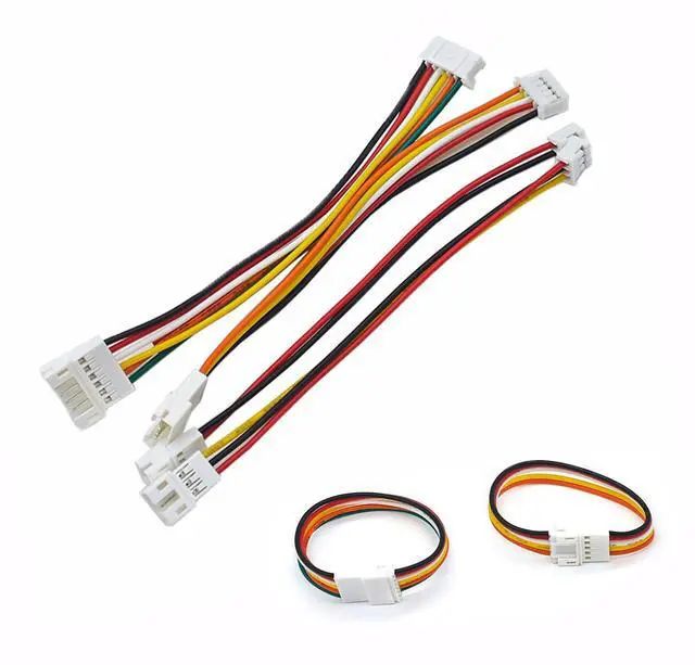 Main image of 0 PCS JST PH 2.0mm 2 3 4 5 Pin Connector, Male and Female Double Connector End with 200mm Extension Cable AWG 26