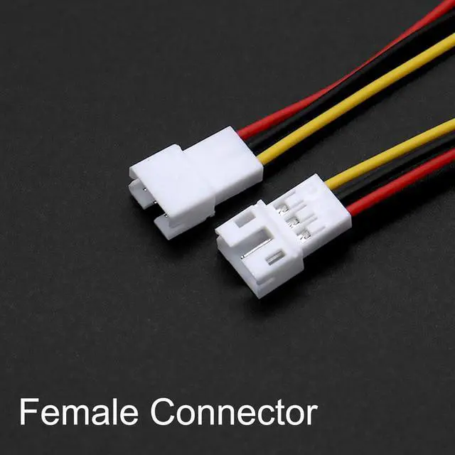 Alt view image 2 of 7 - 0 PCS JST PH 2.0mm 2 3 4 5 Pin Connector, Male and Female Double Connector End with 200mm Extension Cable AWG 26