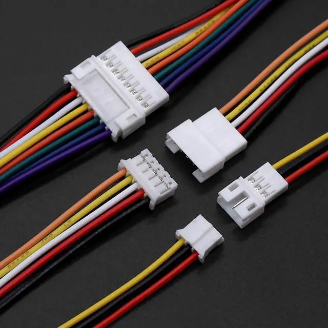 Alt view image 4 of 7 - 0 PCS JST PH 2.0mm 2 3 4 5 Pin Connector, Male and Female Double Connector End with 200mm Extension Cable AWG 26