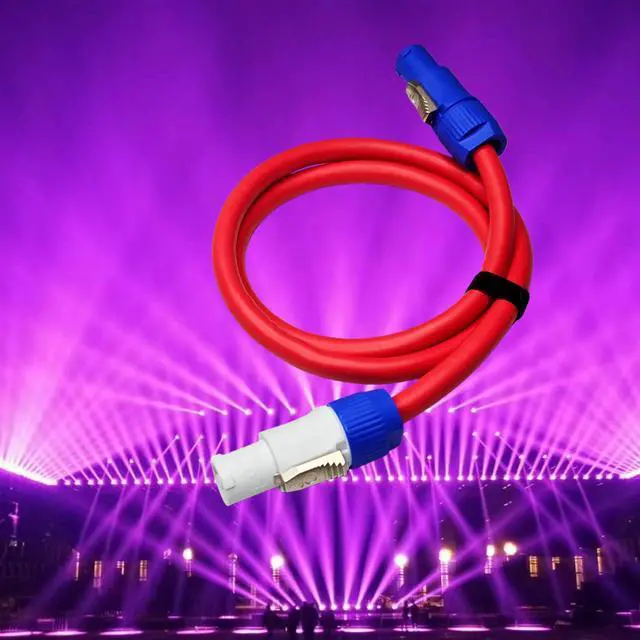 Alt view image 2 of 7 - Professional PowerCon Input to Output Cable 12AWG - 3ft Heavy Duty Stage Lighting Extension Cord for LED Screens Moving Head Lights Audio Equipment (2-Pack, IP65 Waterproof)