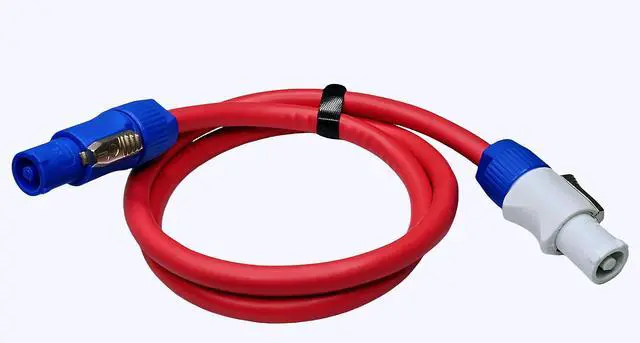 Alt view image 4 of 7 - Professional PowerCon Input to Output Cable 12AWG - 3ft Heavy Duty Stage Lighting Extension Cord for LED Screens Moving Head Lights Audio Equipment (2-Pack, IP65 Waterproof)