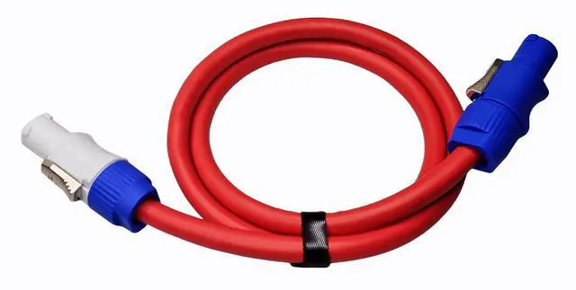 Alt view image 6 of 7 - Professional PowerCon Input to Output Cable 12AWG - 3ft Heavy Duty Stage Lighting Extension Cord for LED Screens Moving Head Lights Audio Equipment (2-Pack, IP65 Waterproof)