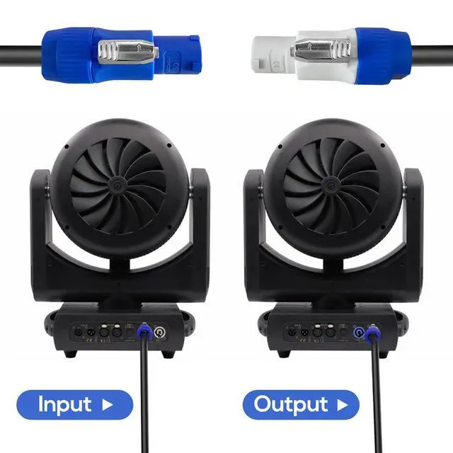 Alt view image 7 of 7 - PowerCon Power Cable AC PowerCon Input to Output 12AWG 3 Pin Power Extension Cable for LED Screen Beam Moving Head Light, Stage Light Power,Audio Video Equipment and More-10FT