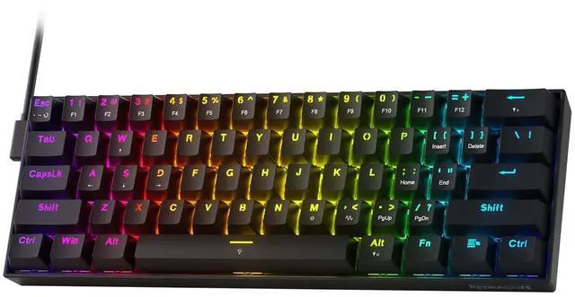 Main image of K617 HE Wired Hall-Effect Rapid Trigger Magnetic Gaming Keyboard